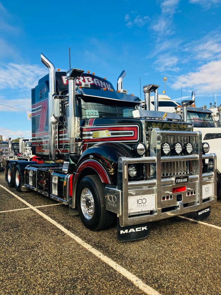 Polished shin clean truck