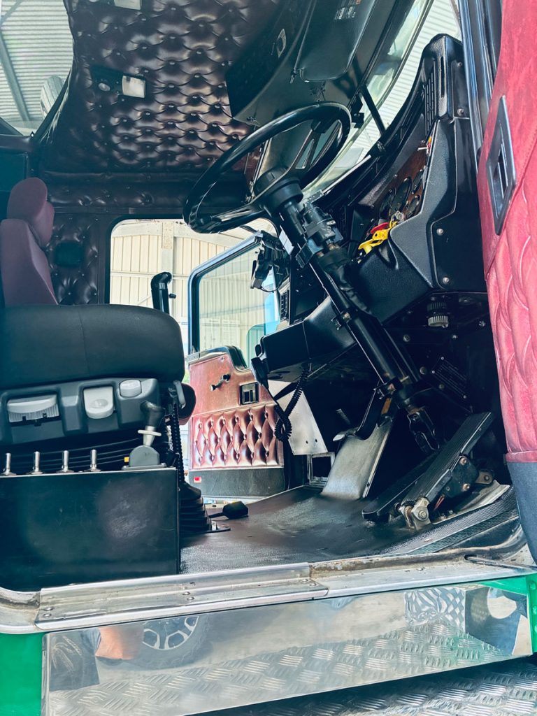 detail cleaned perfect truck cabin