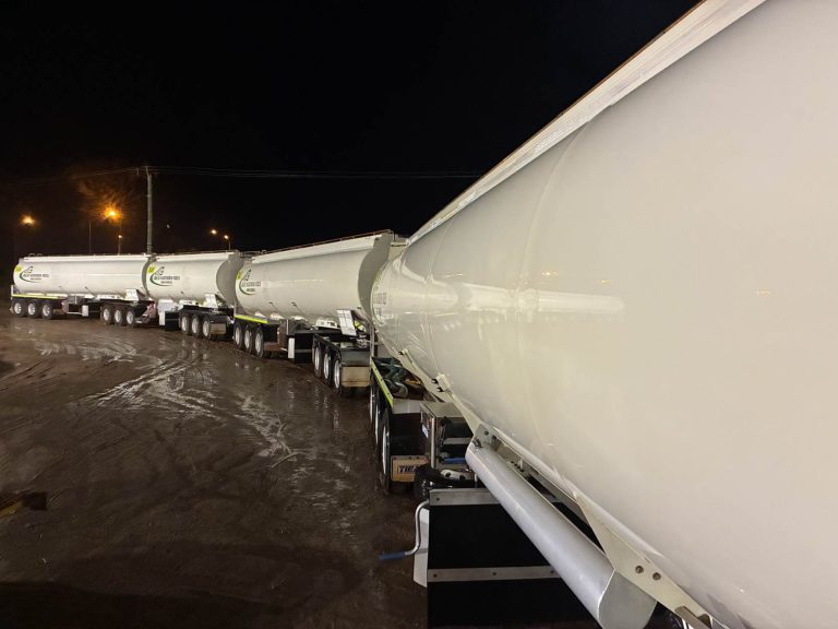 fuel tanker truck clean