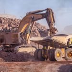 view construction site mine machinery